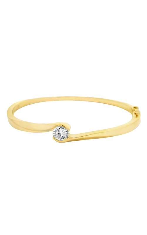 14K Yellow Gold Bangle Bracelet 001-170-00581