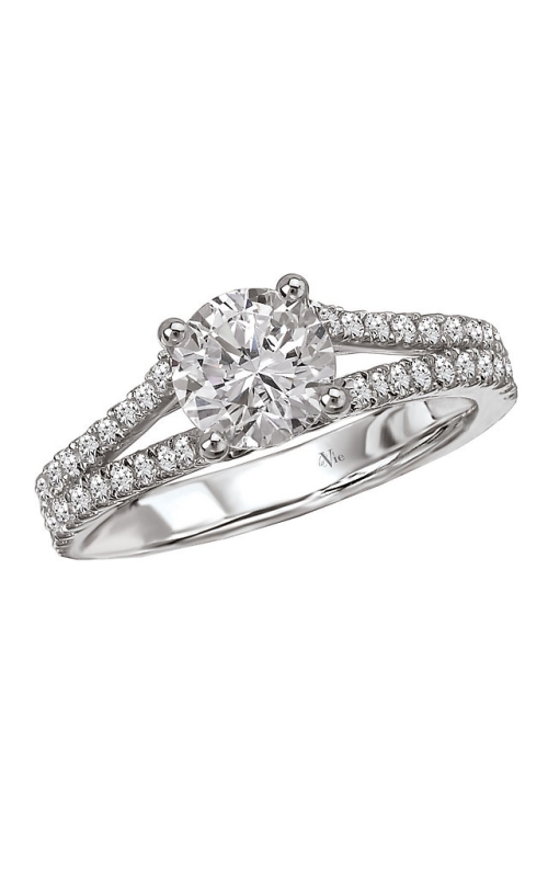 14K White Gold Prong Ring 001-130-00018