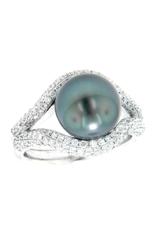14K White Gold Pearl Ring 001-300-00032