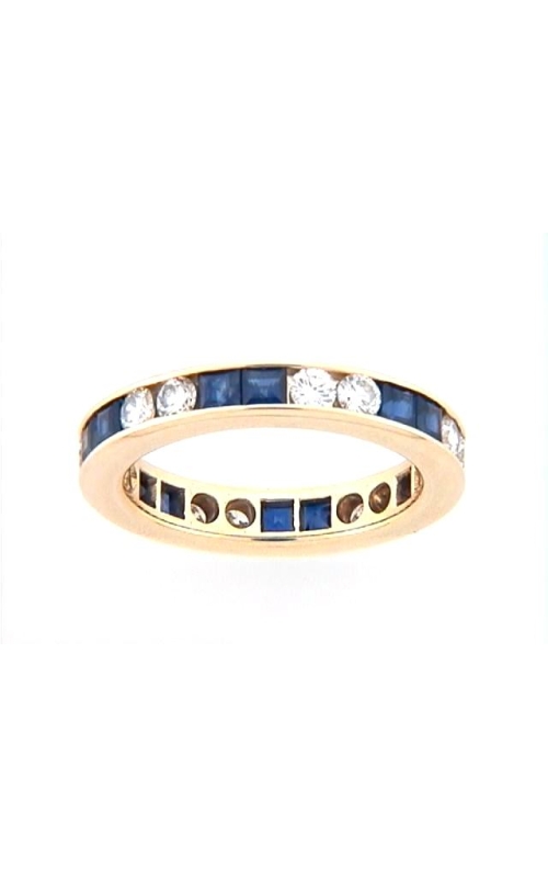 18K Yellow Gold Eternity/Channel/Gemstone Wedding Band 001-120-00028