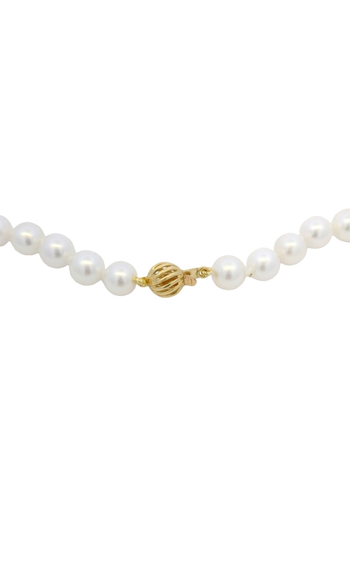 14K Yellow Gold Pearl Necklace 001-305-00292