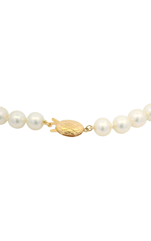 14K Yellow Gold Pearl Necklace 001-305-00290