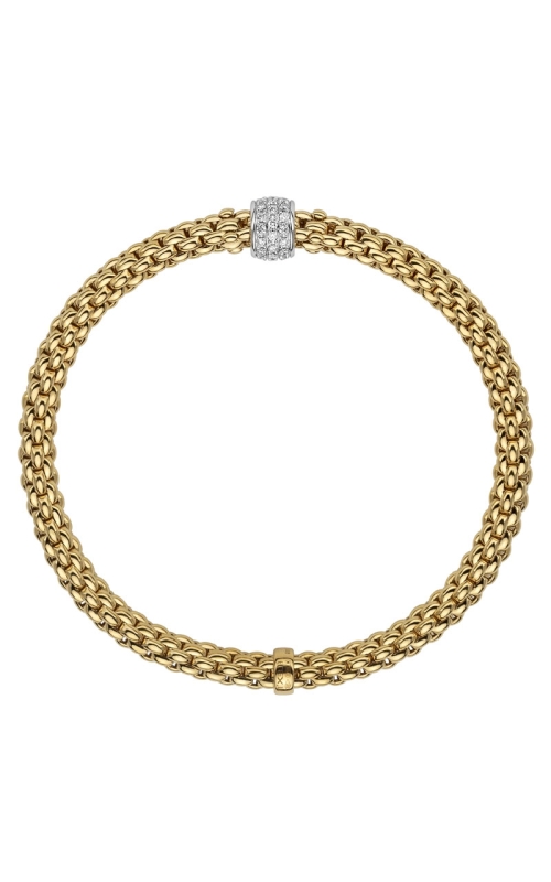 18K Yellow Gold Diamond Bracelet 001-802-00072