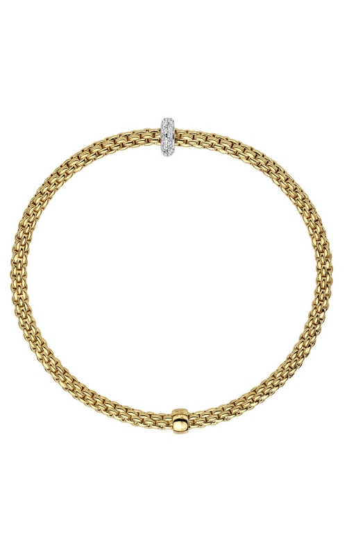 18K Yellow Gold Diamond Bracelet 001-802-00082