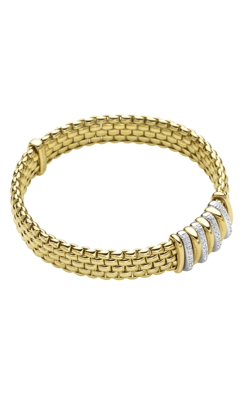 18K Yellow Gold Diamond Bracelet 001-802-00052