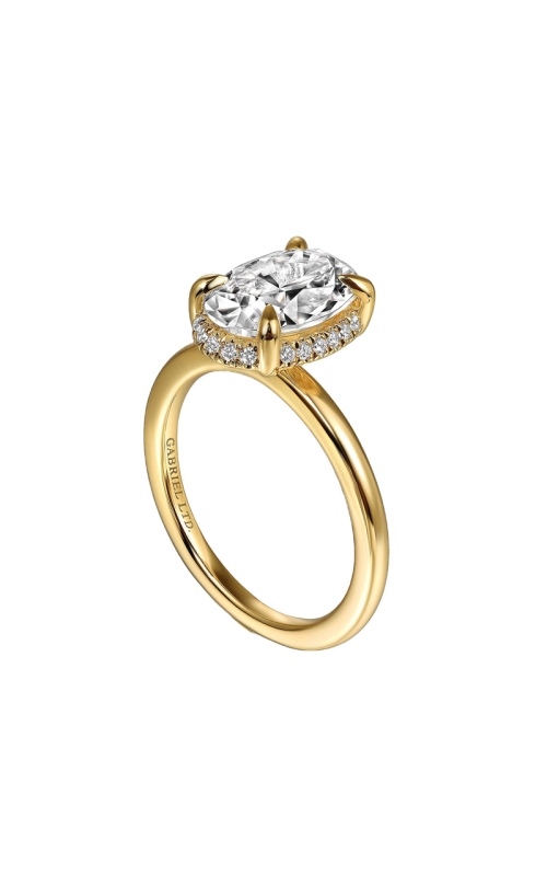 14K Yellow Gold Solitaire Engagement Ring 001-140-00809