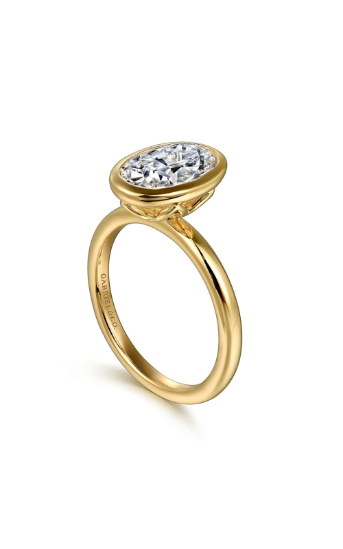 14K Yellow Gold Solitaire Engagement Ring 001-420-00207