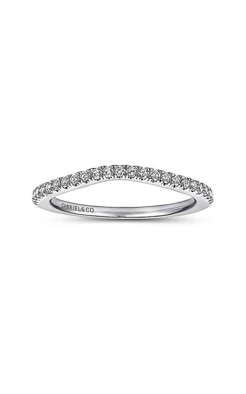 18K White Gold Prong Wedding Band 001-110-00241