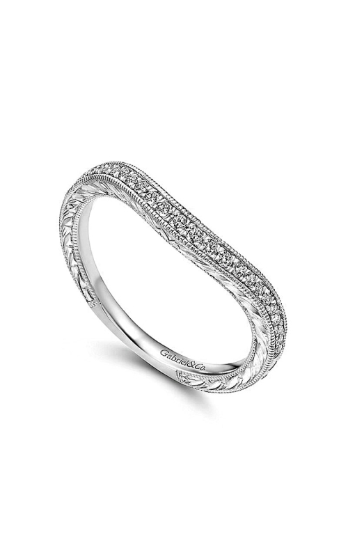 14K White Gold Prong Wedding Band 001-110-00194