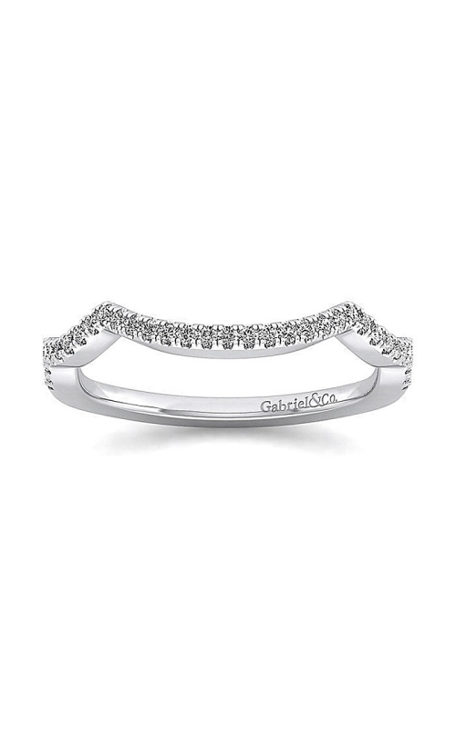 18K White Gold Prong Wedding Band 001-110-00029