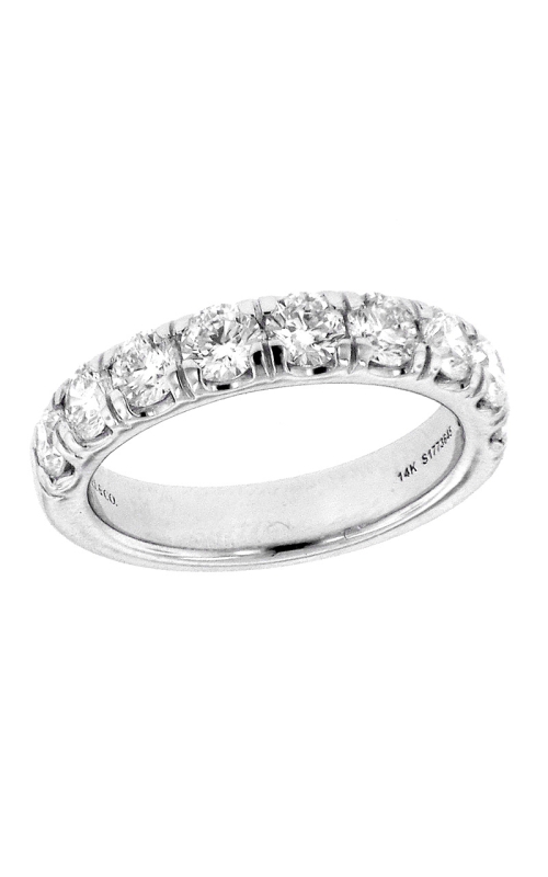 14K White Gold Half Anniversary Wedding Band 001-120-00216
