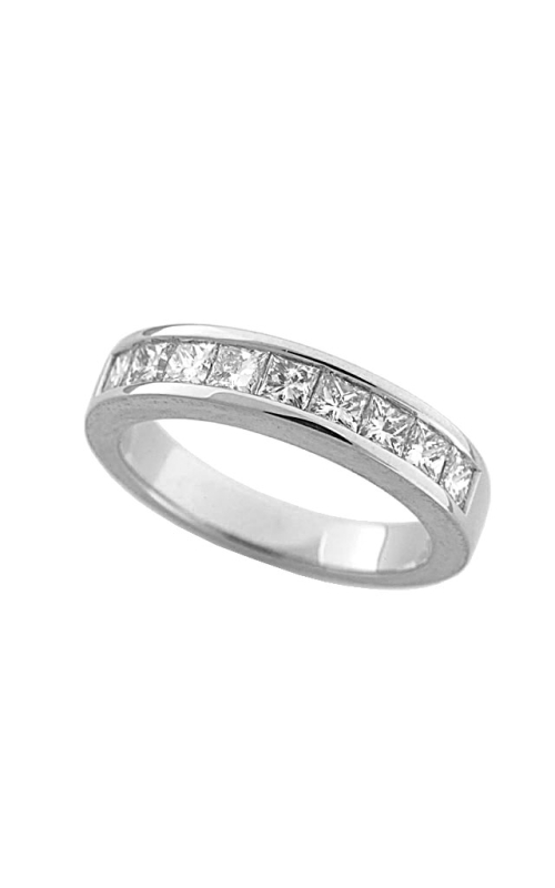 14K White Gold Channel Set Wedding Band 001-120-00214