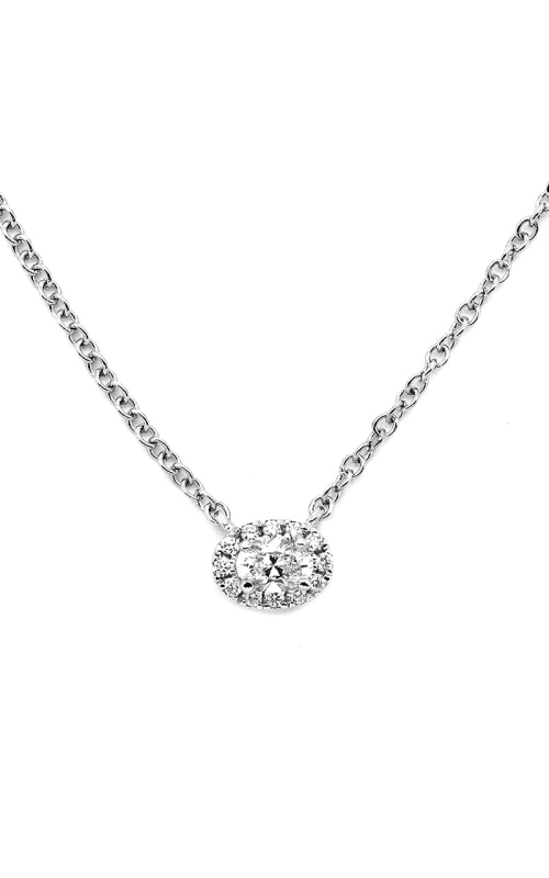 18K White Gold Diamond Necklace 001-165-00651