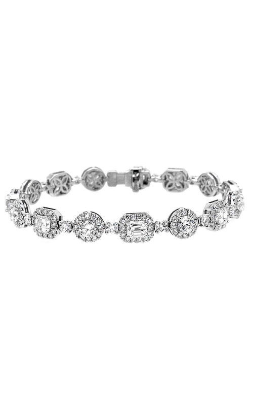 18K White Gold Diamond Bracelet 001-170-00431
