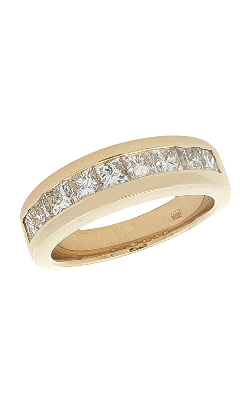14K Yellow Gold Channel Set Wedding Band 001-115-00013