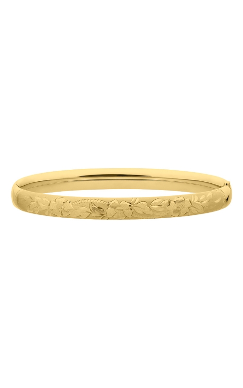14K Yellow Gold Bangle Bracelet 001-440-00698
