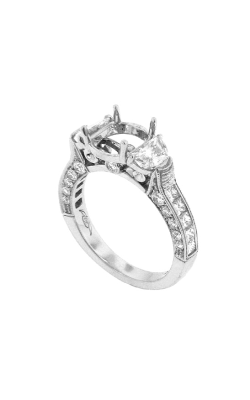 Platinum Three Stone Engagement Ring 001-140-00075