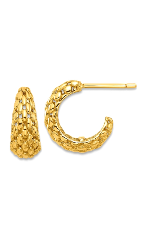 14K Yellow Gold Huggies Earring 001-425-01688