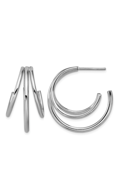 Sterling Silver (925) Hoop Earring 001-645-00421