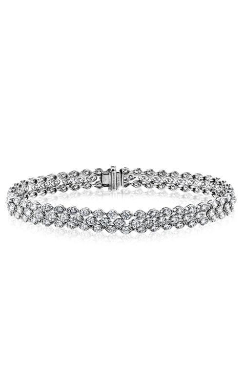 18K White Gold Diamond Bracelet 001-170-00525