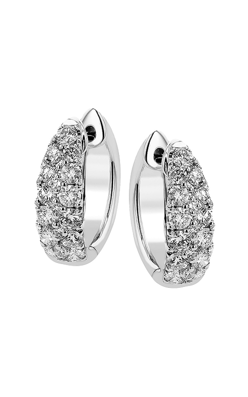 18K White Gold Hoop Earring 001-150-01236