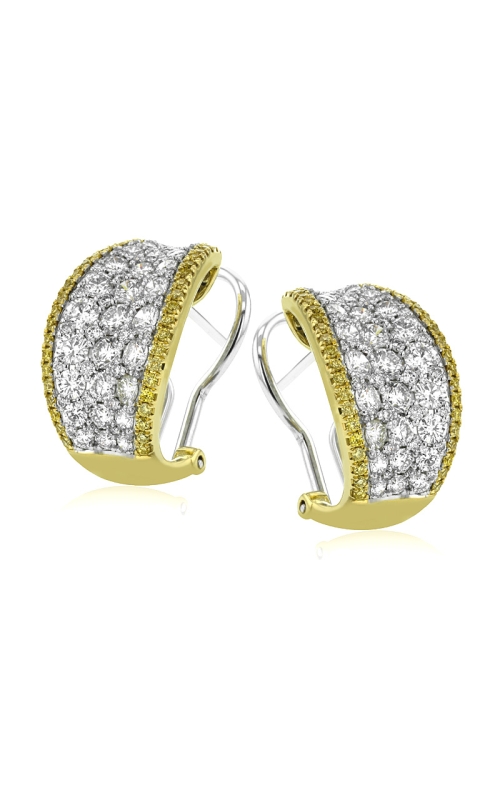 18K Yellow Gold Hoop Earring 001-150-00017