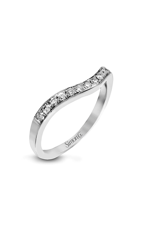 18K White Gold Prong Wedding Band 001-110-00231