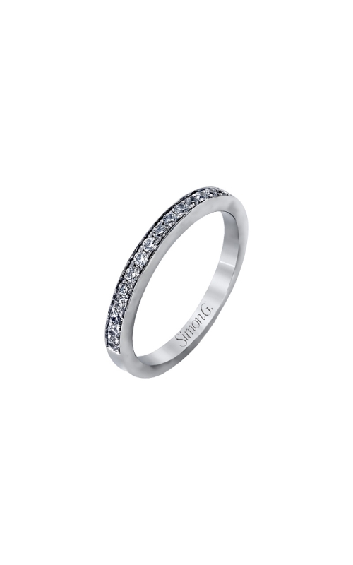 18K White Gold Prong Wedding Band 001-110-00172