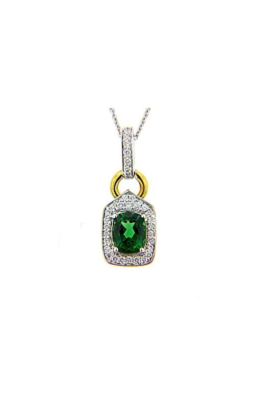 18K Yellow Gold and 18K White Gold Diamond Necklace 001-235-00012