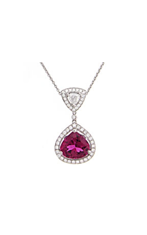 18K White Gold Diamond Necklace 001-235-00030