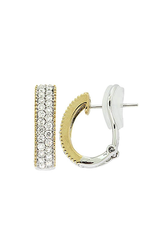 18K Yellow Gold Hoop Earring 001-150-00010