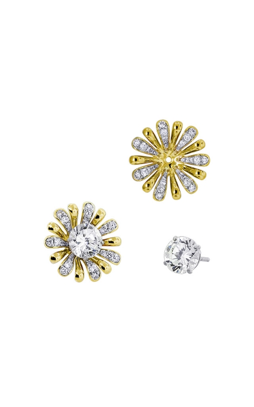 18K Yellow Gold and 18K White Gold Jacket Earring 001-155-00009