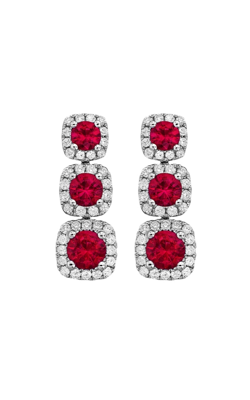 18K White Gold Drop Earring 001-210-00624