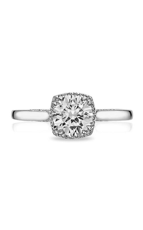 18K White Gold Halo Engagement Ring 001-140-00116