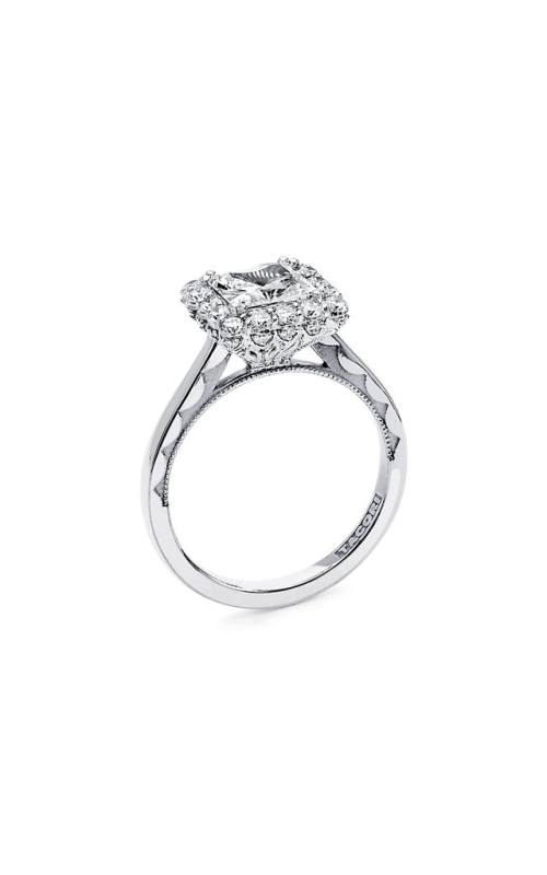 Platinum Halo Engagement Ring 001-140-00077