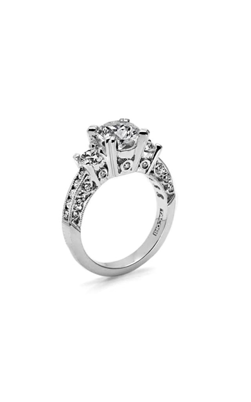Platinum Three Stone Engagement Ring 001-140-00019