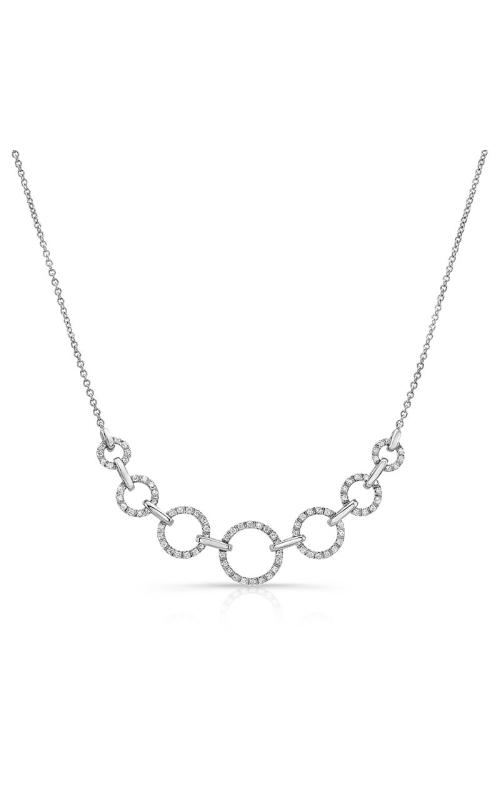 14K White Gold Diamond Necklace 001-165-00554