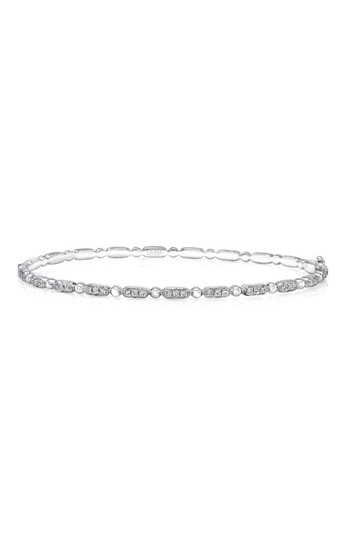14K White Gold Bangle Bracelet 001-170-00032