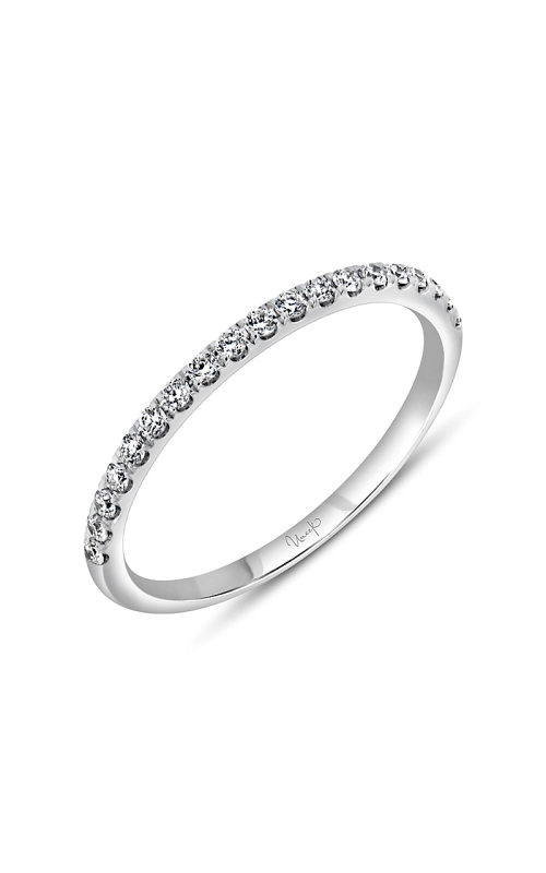 14K White Gold Prong Wedding Band 001-110-00298