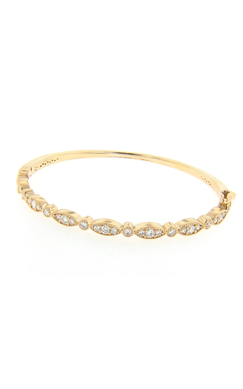 14K Yellow Gold Bangle Bracelet 001-170-00065