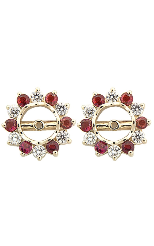 14K Yellow Gold Jacket Earring 001-215-00006