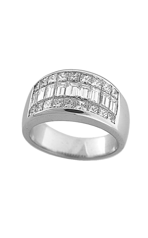 18K White Gold Channel Ring 001-130-00007