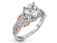 Platinum engagement ring